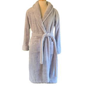L.L. Bean sz S blue fuzzy robe